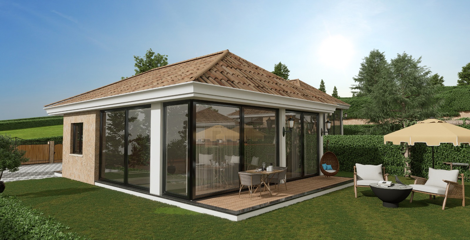 Exterior 2+1 villa